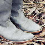Vintage Gray Dingo Boots: Alternate View #2