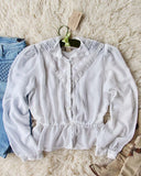 Vintage 70's Gunne Sax Romantic Blouse: Alternate View #1