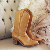 Vintage Honey Stitch Boots: Alternate View #1