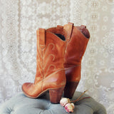 Vintage Honey Stitch Boots: Alternate View #3