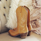 Vintage Honey Stitch Boots: Alternate View #2