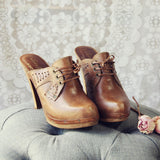 Vintage 70's Lace-up Platforms: Alternate View #3