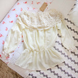 Vintage 70's Lace Top: Alternate View #1