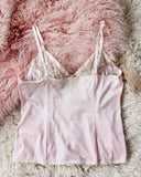 Vintage Pink Lace Cami: Alternate View #3
