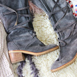 Vintage 70's Lace-up Boots: Alternate View #3