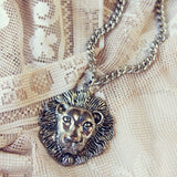 Vintage Leo Zodiac Necklace: Alternate View #2