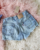 Vintage Levi's Frayed Shorts: Alternate View #3