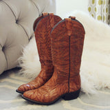Vintage Marbled Cowboy Boots: Alternate View #5