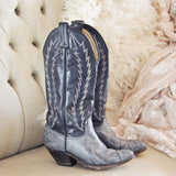 Vintage Midnight Stitch Boots: Alternate View #1