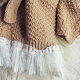 Vintage Lace Fisherman's Sweater: Alternate View #2