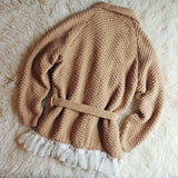 Vintage Lace Fisherman's Sweater: Alternate View #3