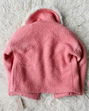 Vintage Pink + Fur Pea Coat: Alternate View #4