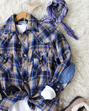 Sweet Plaid + Patch Vintage Shirt: Alternate View #2