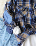 Sweet Plaid + Patch Vintage Shirt: Alternate View #3