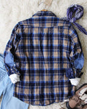 Sweet Plaid + Patch Vintage Shirt: Alternate View #4