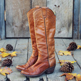 Vintage Rugged Boots: Alternate View #1