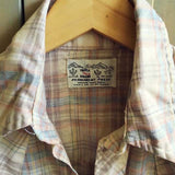 Vintage Cactus Plaid Top: Alternate View #3
