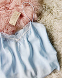 Vintage Sky Blue Lace Cami: Alternate View #2