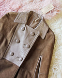 Vintage Suede 60's Cape Jacket: Alternate View #2