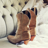Vintage Sand Capezio Boots: Alternate View #3