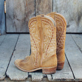 Vintage Suede Stitch Boots: Alternate View #3