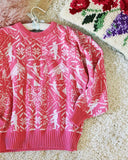 Vintage Sweet Ski Sweater: Alternate View #2