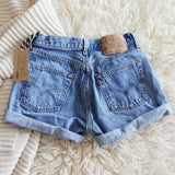Vintage Cuffed Tiger Shorts: Alternate View #3