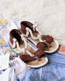 Vintage Venice Leather Sandals: Alternate View #2