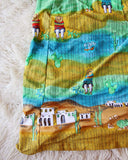 Vintage 70's Adobe Maxi Dress: Alternate View #3