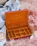 Vintage Calico Jewelry Box: Alternate View #1