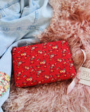 Vintage Calico Jewelry Box: Alternate View #2