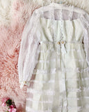Vintage Daisy Lace Wedding Dress: Alternate View #2