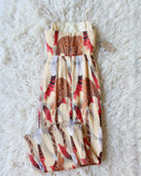 Vintage Feather Maxi Dress: Alternate View #3