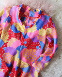 Vintage Floral Maxi Dress: Alternate View #2