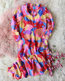 Vintage Floral Maxi Dress: Alternate View #1