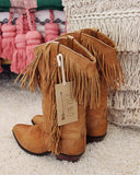 Vintage Fringe Boots: Alternate View #3
