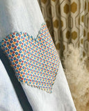 Vintage Quilted Heart Denim Top: Alternate View #4