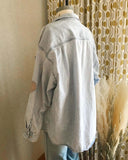 Vintage Quilted Heart Denim Top: Alternate View #6
