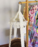Vintage Macrame Hanging Planter: Alternate View #2