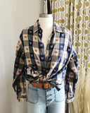 Vintage Heart Check Top: Alternate View #1