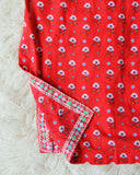 Vintage Indian Block Print Tunic: Alternate View #2