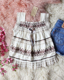 Vintage 70's Lace Top: Alternate View #1