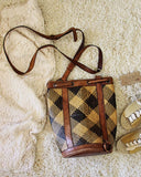 Vintage 70's Leather Bucket Tote: Alternate View #2
