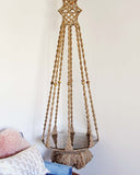 Vintage Macrame Hanging Table: Alternate View #4