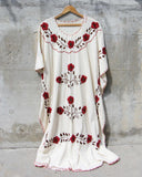 Vintage Mexican Embroidered Dress: Alternate View #1