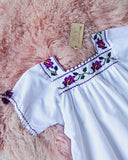 Vintage Mexican 70's Embroidered Top: Alternate View #2