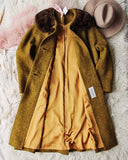 Vintage Mustard Retro Coat: Alternate View #3