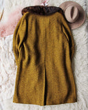 Vintage Mustard Retro Coat: Alternate View #4