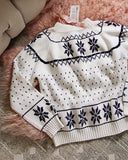 Vintage Nordic Snow Sweater: Alternate View #1