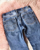 Vintage Patched Levi's: Alternate View #2